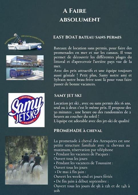 Appartement Palavas Les Flots T2 + Parking Prive Esterno foto